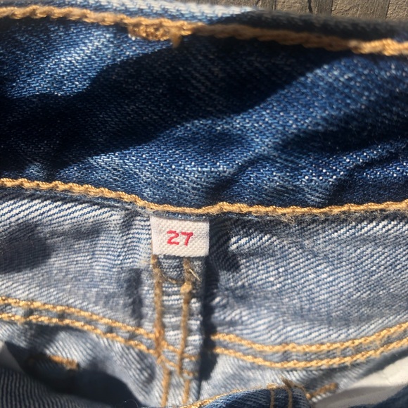 Levi Mid Thigh Jean Skirt - Picture 3 of 3